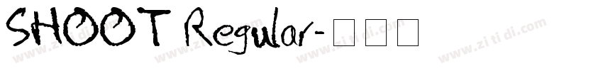SHOOT Regular字体转换
